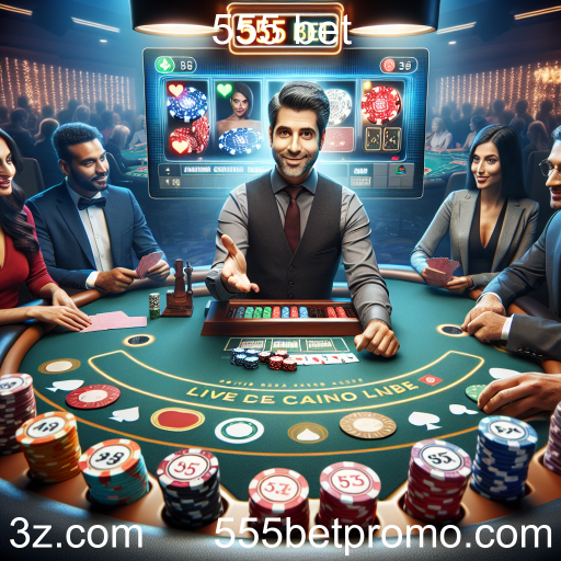 Experiência Imersiva nos Jogos Ao Vivo da 555 Bet